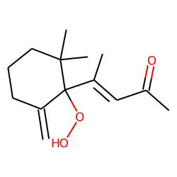 4-(1-Hydroperoxy-2,2-dimethyl-6-methylene-cyclohexyl)-pent-3-en-2-one