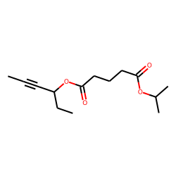 Glutaric acid, hex-4-yn-3-yl isopropyl ester