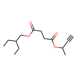 Succinic acid, but-3-yn-2-yl 2-ethylbutyl ester