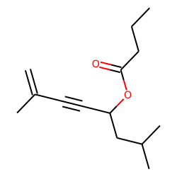 Butanoic acid, 2,7-dimethyloct-7-en-5-yn-4-yl ester
