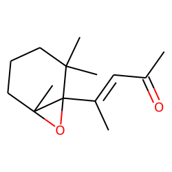 (E)-4-(2',6',6'-Trimethyl-1',2'-epoxy-cyclohexyl)-3-penten-2-one (isomer 1)