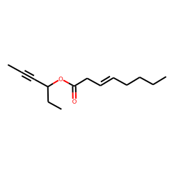 Oct-3-enoic acid, hex-4-yn-3-yl ester