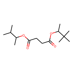 Succinic acid, 3-methylbut-2-yl 3,3-dimethylbut-2-yl ester