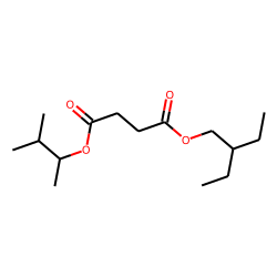 Succinic acid, 3-methylbut-2-yl 2-ethylbutyl ester