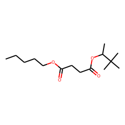 Succinic acid, 3,3-dimethylbut-2-yl pentyl ester
