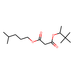 Malonic acid, 3,3-dimethylbut-2-yl isohexyl ester