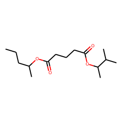 Glutaric acid, 3-methylbut-2-yl 2-pentyl ester