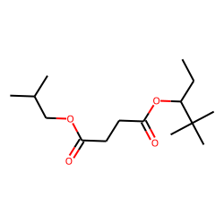 Succinic acid, 2,2-dimethylpent-3-yl isobutyl ester