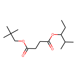 Succinic acid, 2-methylpent-3-yl neopentyl ester