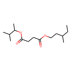 Succinic acid, 3-methylbut-2-yl 3-methylpentyl ester
