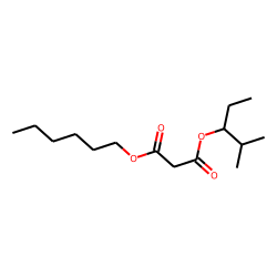 Malonic acid, hexyl 2-methylpent-3-yl ester