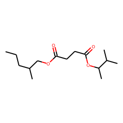 Succinic acid, 3-methylbut-2-yl 2-methylpentyl ester
