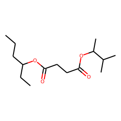 Succinic acid, 3-methylbut-2-yl 3-hexyl ester