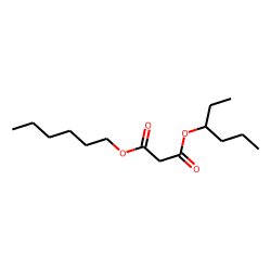 Malonic acid, hexyl 3-hexyl ester