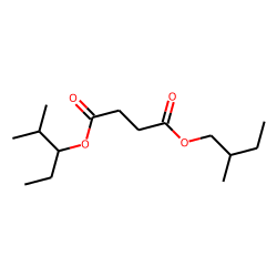 Succinic acid, 2-methylpent-3-yl 2-methylbutyl ester