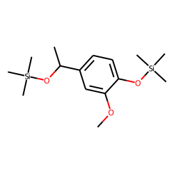 Ethanol, 1-(4-hydroxy-3-methoxyphenyl), bis-TMS