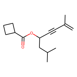 Cyclobutanecarboxylic acid, 2,7-dimethyloct-7-en-5-yn-4-yl ester