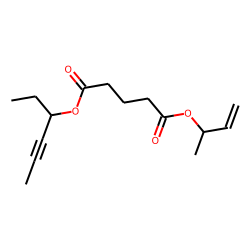 Glutaric acid, but-3-en-2-yl hex-4-yn-3-yl ester