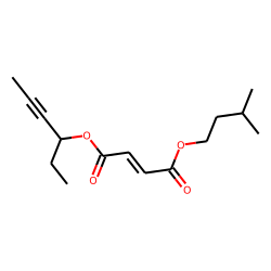 Fumaric acid, 3-methylbutyl hex-4-yn-3-yl ester