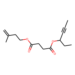 Succinic acid, hex-4-yn-3-yl 3-methylbut-3-en-1-yl ester