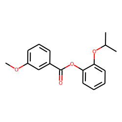 m-Methoxybenzoic acid, 2-isopropoxyphenyl ester