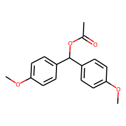 Acetic acid, bis(4-methoxyphenyl)methyl ester