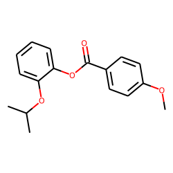 p-Methoxybenzoic acid, 2-isopropoxyphenyl ester