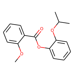 o-Methoxybenzoic acid, 2-isopropoxyphenyl ester