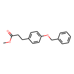 Propanoic acid, 3-(4-benzyloxyphenyl)-, methyl ester