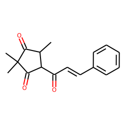 2,2,4-trimethyl-5-cinnamoyl-1,3-cyclopentanedione
