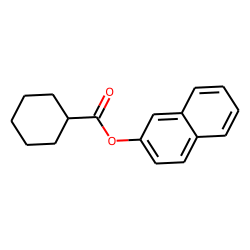 Cyclohexanecarboxylic acid, 2-naphthyl ester