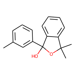 1,3-Dihydro-1-hydroxy-3,3-dimethyl-1(m-tolyl)-3,4-benzofuran