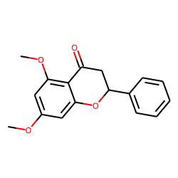 4H-1-Benzopyran-4-one, 2,3-dihydro-5,7-dimethoxy-2-phenyl-