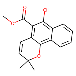 2H-Naphtho[1,2-b]pyran-5-carboxylate, 2,2-dimethyl-6-hydroxy-, methyl ester