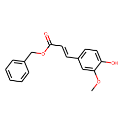 (Z)-Benzyl 3-(4-hydroxy-3-methoxyphenyl)acrylate