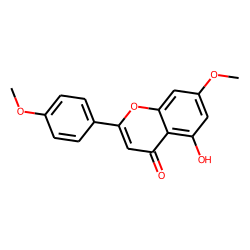 4H-1-Benzopyran-4-one, 5-hydroxy-7-methoxy-2-(4-methoxyphenyl)-