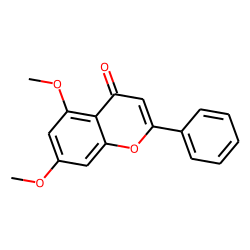 4H-1-Benzopyran-4-one, 5,7-dimethoxy-2-phenyl-