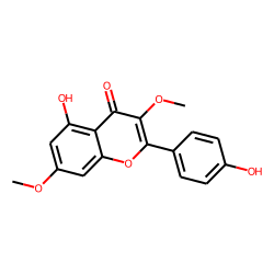 4H-1-Benzopyran-4-one, 5-hydroxy-2-(4-hydroxyphenyl)-3,7-dimethoxy-