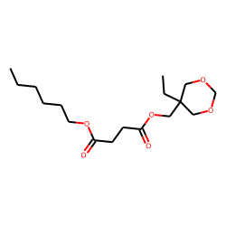 Succinic acid, (5-ethyl-1,3-dioxan-5-yl)methyl hexyl ester