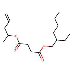 Succinic acid, 2-ethylhexyl pent-4-en-2-yl ester