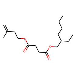 Succinic acid, 2-ethylhexyl 3-methylbut-3-en-1-yl ester