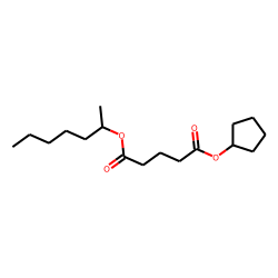 Glutaric acid, cyclopentyl hept-2-yl ester