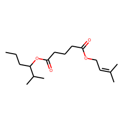 Glutaric acid, 3-methylbut-2-en-1-yl 2-methylhex-3-yl ester