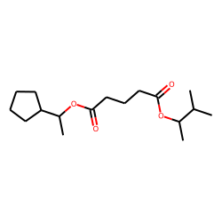 Glutaric acid, 1-cyclopentylethyl 3-methylbut-2-yl ester