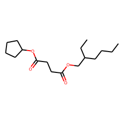 Succinic acid, 2-ethylhexyl cyclopentyl ester