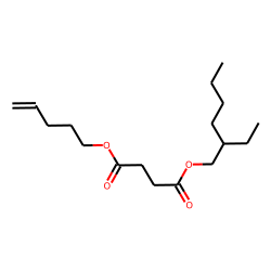 Succinic acid, 2-ethylhexyl pent-4-en-1-yl ester