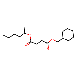 Succinic acid, cyclohexylmethyl 2-hexyl ester