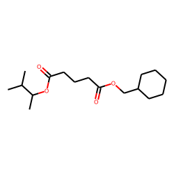 Glutaric acid, cyclohexylmethyl 3-methylbut-2-yl ester