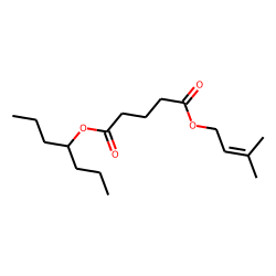 Glutaric acid, 3-methylbut-2-en-1-yl hept-4-yl ester