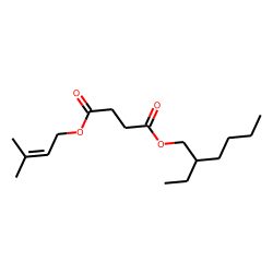 Succinic acid, 2-ethylhexyl 3-methylbut-2-en-1-yl ester